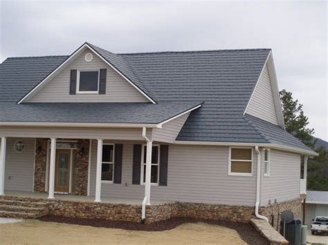 best house color for grey metal roof|different colors of metal roofing.